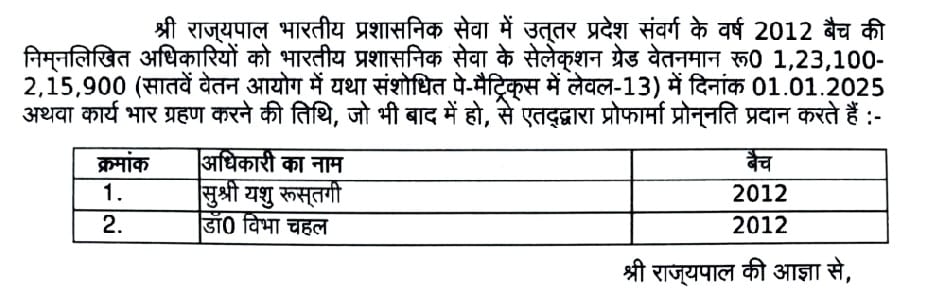 UP में 26 दिसंबर को IPS अफ़सरों की DPC, बड़े प्रमोशन और फेरबदल की तैयारी