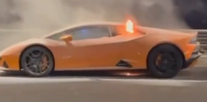 Lamborghini Catches Fire in Mumbai, Safety Concerns Rise