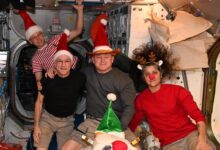 A festive photo posted by NASA of stranded astronaut Sunita “Suni” Williams is raising questions about their space timeline. Suni was spotted alongside American astronaut Don Pettit donning Santa hats, with some followers questioning how they received the accessories.