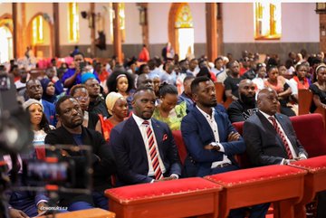 Kitovu Cathedral in Masaka to pray and honor our comrade Frank Ssenteza, a dedicated member of our security team. 

He was killed by the military in 2020, and four years later, justice has not been served. 