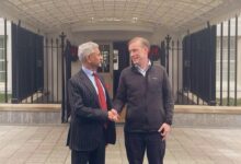 EAM S. Jaishankar with U.S. NSA Jake Sullivan in Washington D.C., exchanging views on “current regional and global developments”.