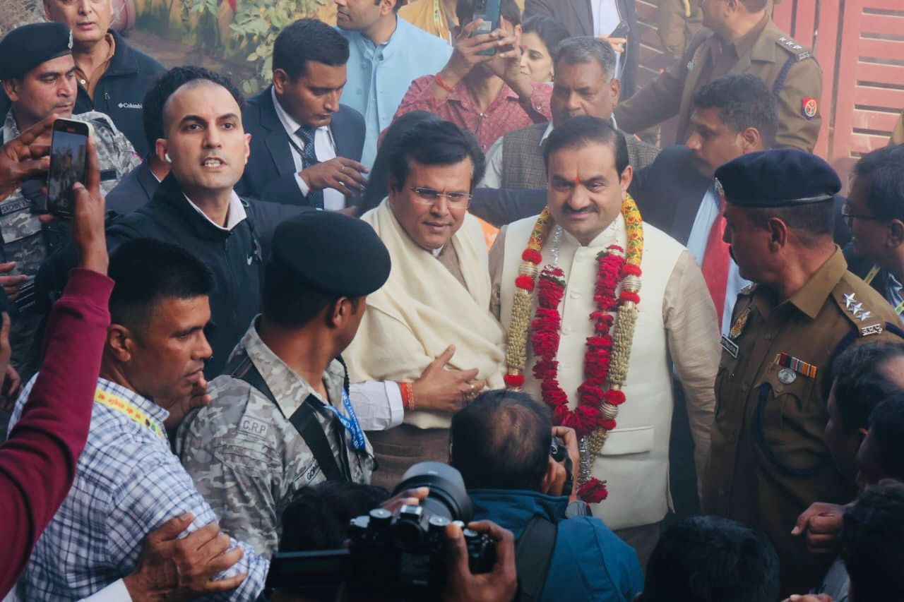 gautam Adani at mahakumbh