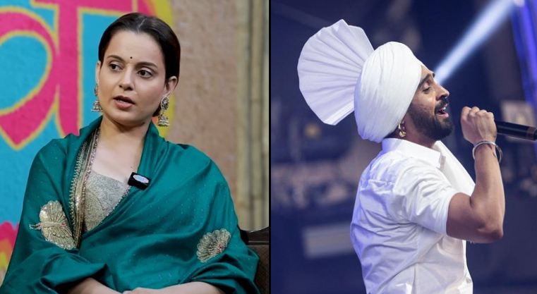 kangana ranuat and diljit dosanjh