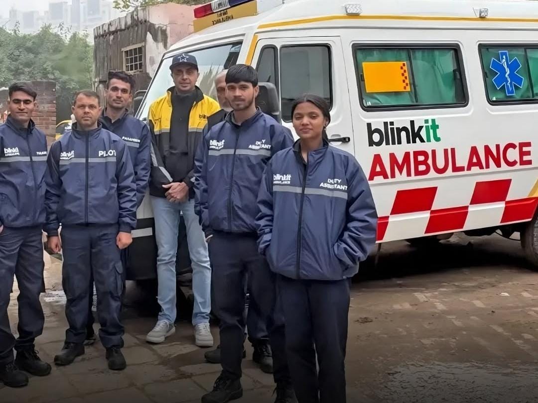 blinkit 10 minute ambulance