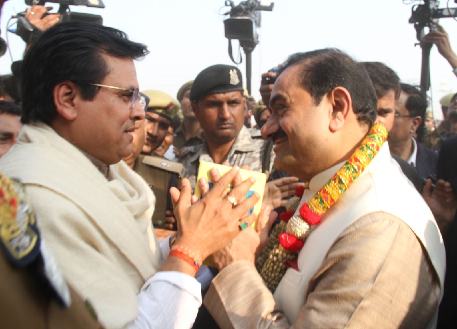 gautam Adani at mahakumbh