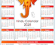 indian calendar 2025