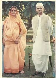 Lal Bahadur Shastri and his wife 