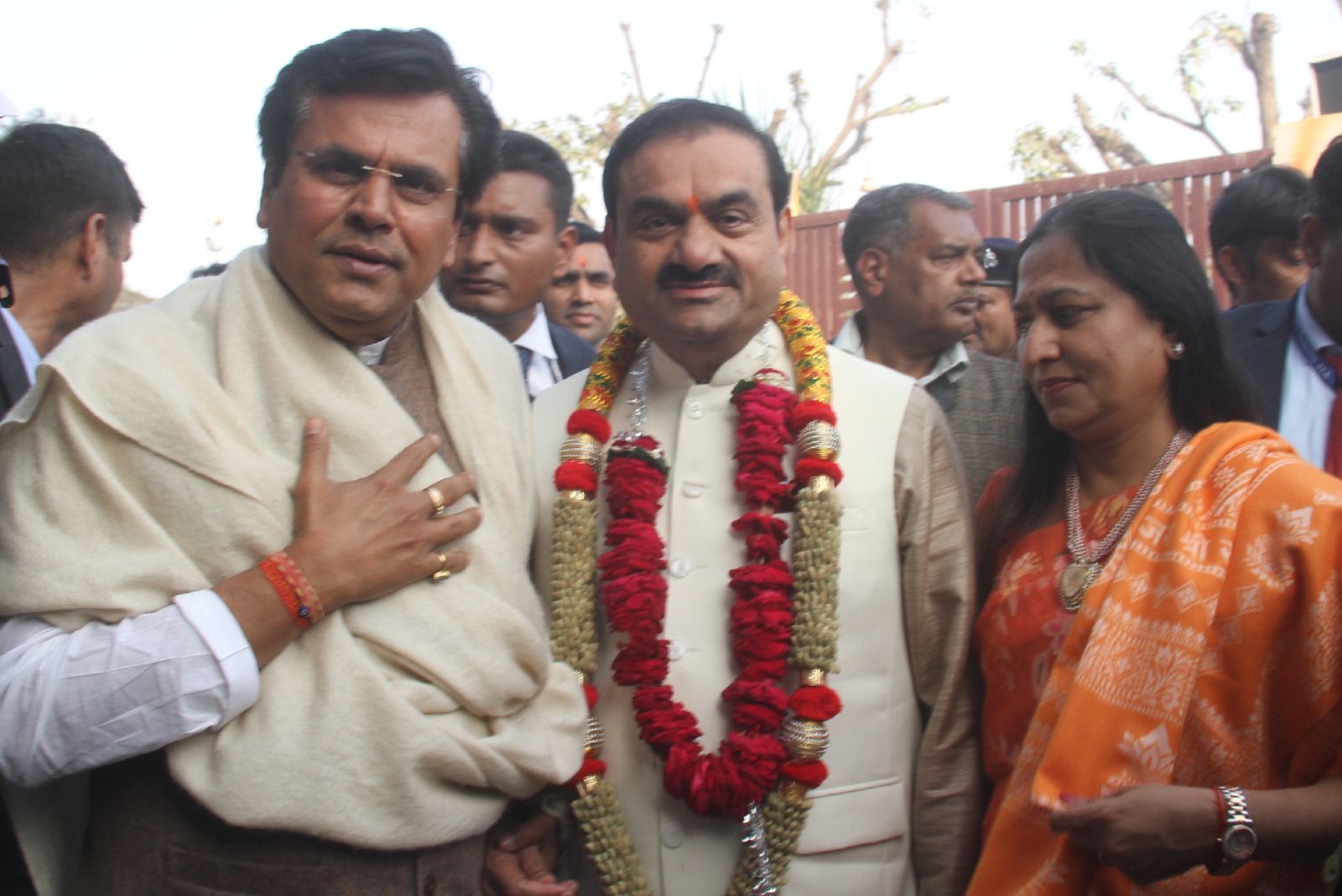 gautam Adani at mahakumbh