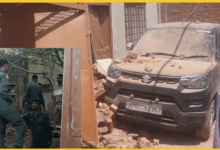 shivpuri-airforce-jet-parts-teacher-house-damages